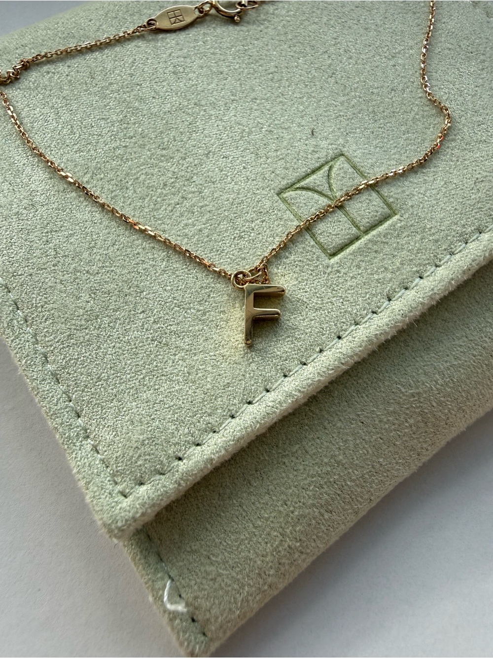 Michael Hill 10k gold Letter “F” Bracelet